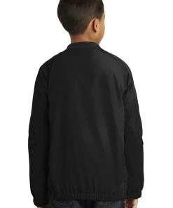 Sport-Tek Youth V-Neck Raglan Wind Shirt YST72 55 Sport-Tek Youth V-Neck Raglan Wind Shirt YST72 -Bulkthreads store 85170389