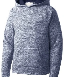 Sport-Tek Youth PosiCharge Electric Heather Fleece Hooded Pullover YST225 -Bulkthreads store 85171612