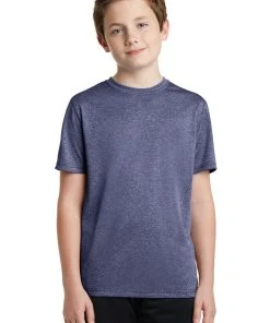 Sport-Tek Youth Heather Contender Tee YST360 -Bulkthreads store 85172544
