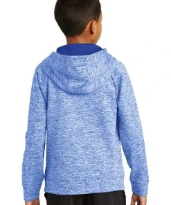 Sport-Tek Youth PosiCharge Electric Heather Fleece Hooded Pullover YST225 -Bulkthreads store 85172816