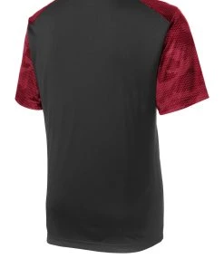 Sport-Tek Youth CamoHex Colorblock Tee YST371 -Bulkthreads store 85175184