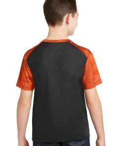 Sport-Tek Youth CamoHex Colorblock Tee YST371 -Bulkthreads store 85175403