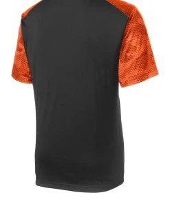 Sport-Tek Youth CamoHex Colorblock Tee YST371 -Bulkthreads store 85175405