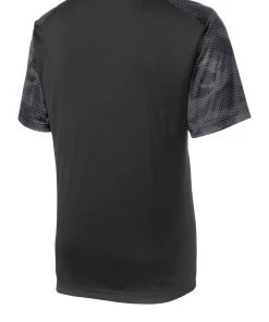 Sport-Tek Youth CamoHex Colorblock Tee YST371 -Bulkthreads store 85175892
