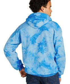 Port & Company - Men's Crystal Tie-Dye Pullover Hoodie -Bulkthreads store 85176824