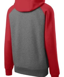 Sport-Tek Men's Raglan Colorblock Full-Zip Hooded Fleece Jacket 20 Sport-Tek Men's Raglan Colorblock Full-Zip Hooded Fleece Jacket -Bulkthreads store 85182898