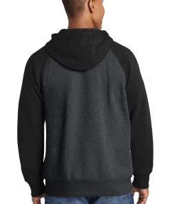 Sport-Tek Men's Raglan Colorblock Full-Zip Hooded Fleece Jacket 22 Sport-Tek Men's Raglan Colorblock Full-Zip Hooded Fleece Jacket -Bulkthreads store 85183238