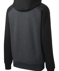 Sport-Tek Men's Raglan Colorblock Full-Zip Hooded Fleece Jacket 24 Sport-Tek Men's Raglan Colorblock Full-Zip Hooded Fleece Jacket -Bulkthreads store 85183240