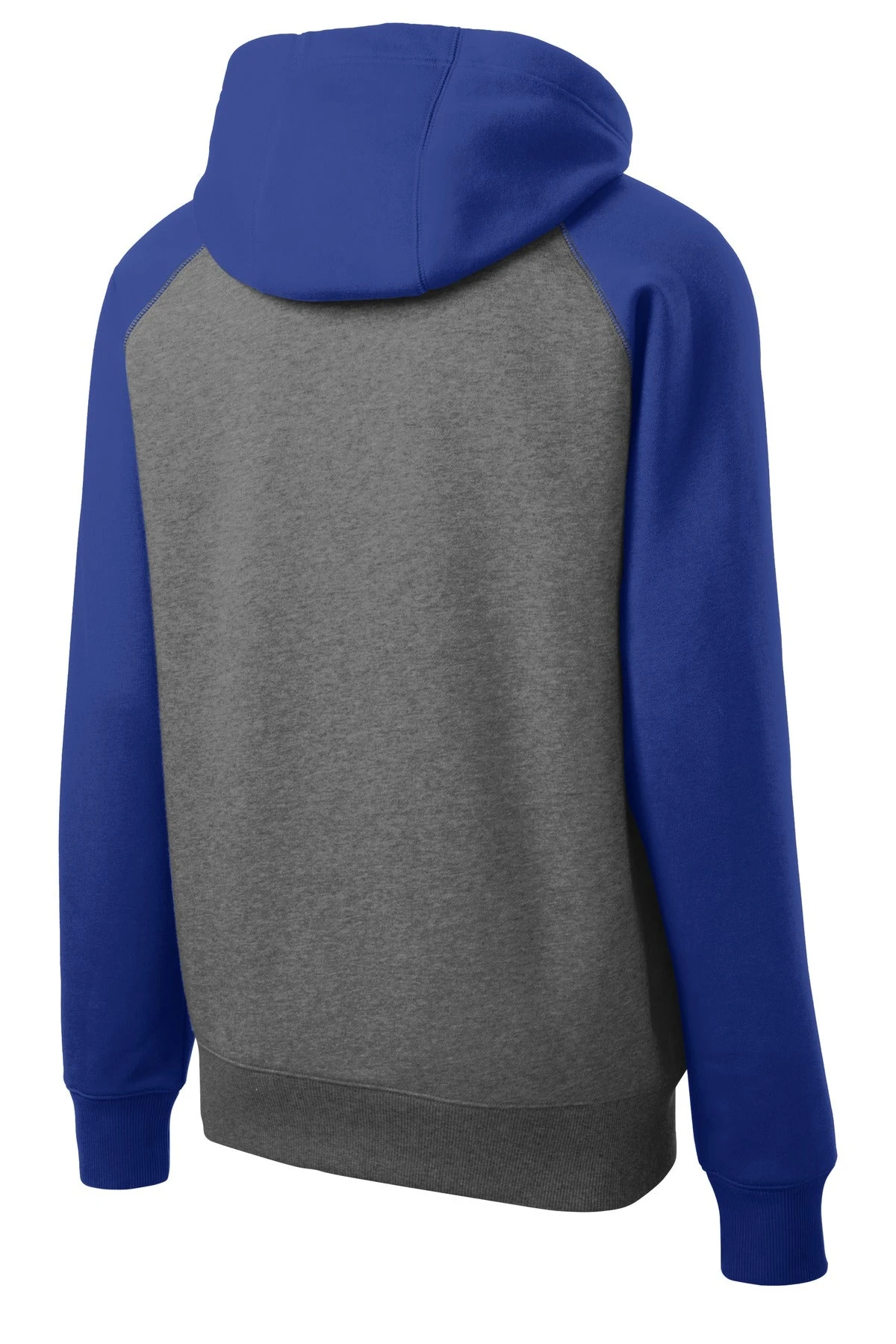 Sport-Tek Men's Raglan Colorblock Full-Zip Hooded Fleece Jacket 12 Sport-Tek Men's Raglan Colorblock Full-Zip Hooded Fleece Jacket - Image 12