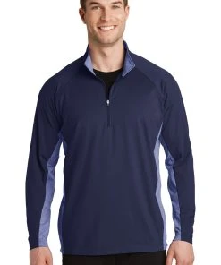 Sport-Tek Men's Sport-Wick Stretch Contrast 1/2-Zip Pullover 24 Sport-Tek Men's Sport-Wick Stretch Contrast 1/2-Zip Pullover -Bulkthreads store 85184500