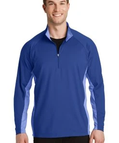 Sport-Tek Men's Sport-Wick Stretch Contrast 1/2-Zip Pullover 28 Sport-Tek Men's Sport-Wick Stretch Contrast 1/2-Zip Pullover -Bulkthreads store 85184903