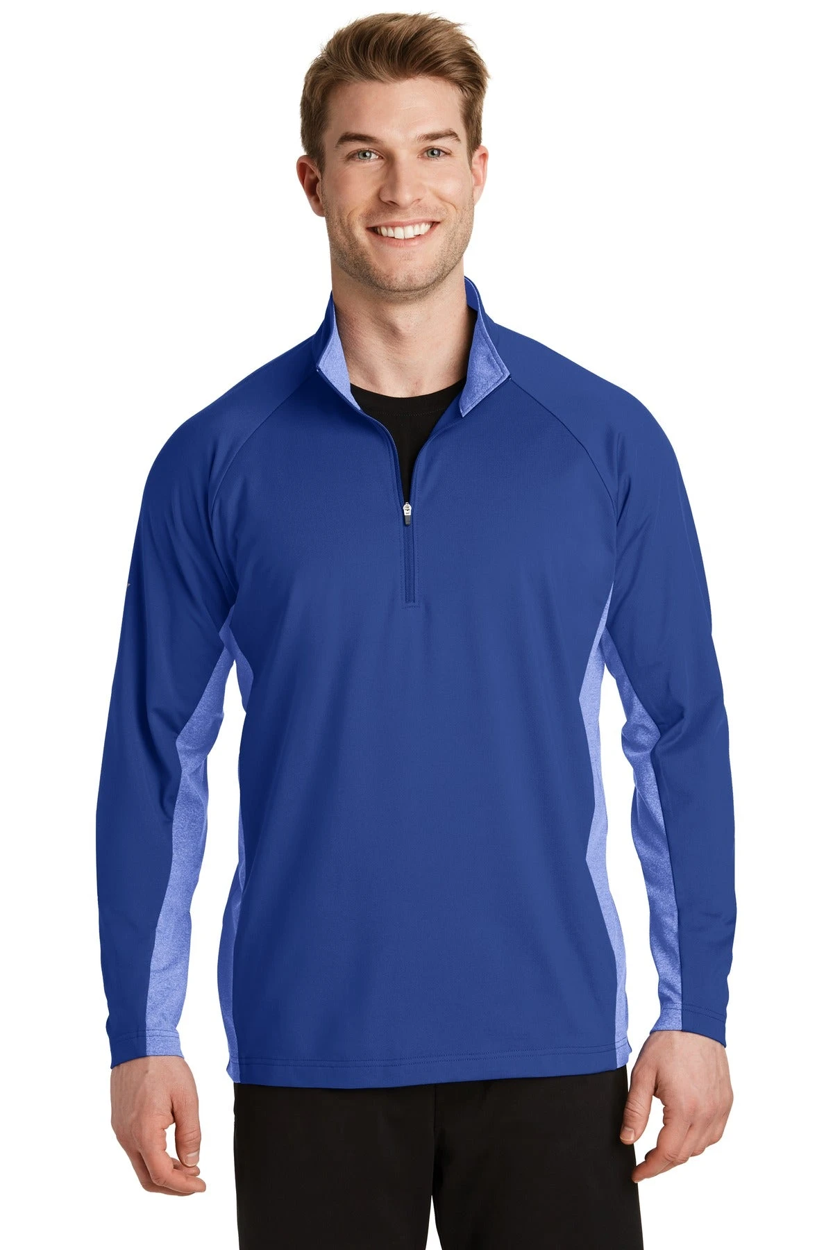 Sport-Tek Men's Sport-Wick Stretch Contrast 1/2-Zip Pullover 13 Sport-Tek Men's Sport-Wick Stretch Contrast 1/2-Zip Pullover - Image 13