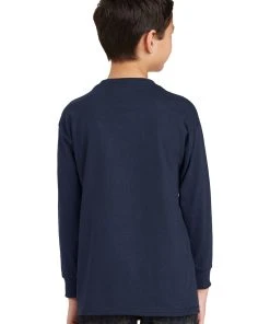 Gildan Youth Heavy Cotton 100% Cotton Long Sleeve T-Shirt. 5400B -Bulkthreads store 85191040
