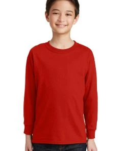 Gildan Youth Heavy Cotton 100% Cotton Long Sleeve T-Shirt. 5400B -Bulkthreads store 85191161