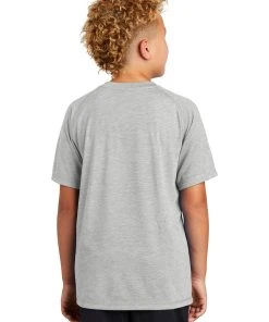 Sport-Tek Youth PosiCharge Tri-Blend Wicking Raglan Tee YST400 -Bulkthreads store 85192662