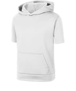 Sport-Tek Youth Sport-Wick Fleece Short Sleeve Hooded Pullover YST251 -Bulkthreads store 85193212