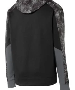 Sport-Tek Youth Sport-Wick Mineral Freeze Fleece Colorblock Hooded Pullover YST231 -Bulkthreads store 85196084