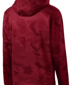 Sport-Tek Youth Sport-Wick CamoHex Fleece Hooded Pullover YST240 -Bulkthreads store 85196232