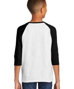 Gildan Heavy Cotton Youth 3/4-Sleeve Raglan T-Shirt. 5700B -Bulkthreads store 85196482