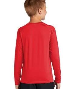 Sport-Tek Youth Long Sleeve Rashguard Tee YST470LS -Bulkthreads store 85197348