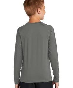 Sport-Tek Youth Long Sleeve Rashguard Tee YST470LS -Bulkthreads store 85197431