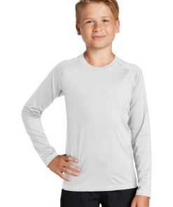 Sport-Tek Youth Long Sleeve Rashguard Tee YST470LS -Bulkthreads store 85197575