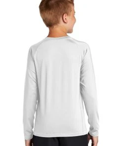 Sport-Tek Youth Long Sleeve Rashguard Tee YST470LS -Bulkthreads store 85197576