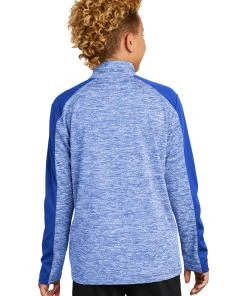 Sport-Tek Youth PosiCharge Electric Heather Colorblock 1/4-Zip Pullover YST397 29 Sport-Tek Youth PosiCharge Electric Heather Colorblock 1/4-Zip Pullover YST397 -Bulkthreads store 85208397