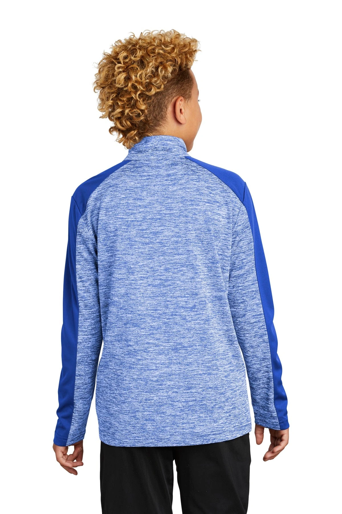 Sport-Tek Youth PosiCharge Electric Heather Colorblock 1/4-Zip Pullover YST397 14 Sport-Tek Youth PosiCharge Electric Heather Colorblock 1/4-Zip Pullover YST397 - Image 14