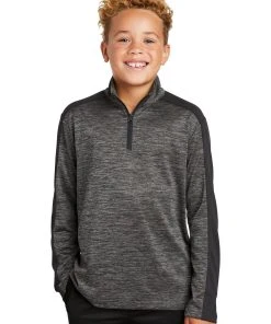 Sport-Tek Youth PosiCharge Electric Heather Colorblock 1/4-Zip Pullover YST397 21 Sport-Tek Youth PosiCharge Electric Heather Colorblock 1/4-Zip Pullover YST397 -Bulkthreads store 85208505