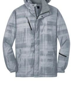 Port Authority Brushstroke Print Insulated Jacket. J320 -Bulkthreads store 85210500 28aec18d d7d0 4ceb 8b40 0ba71d0688eb