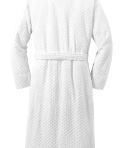 Port Authority Checkered Terry Shawl Collar Robe. R103 7 Port Authority Checkered Terry Shawl Collar Robe. R103 -Bulkthreads store 85216317