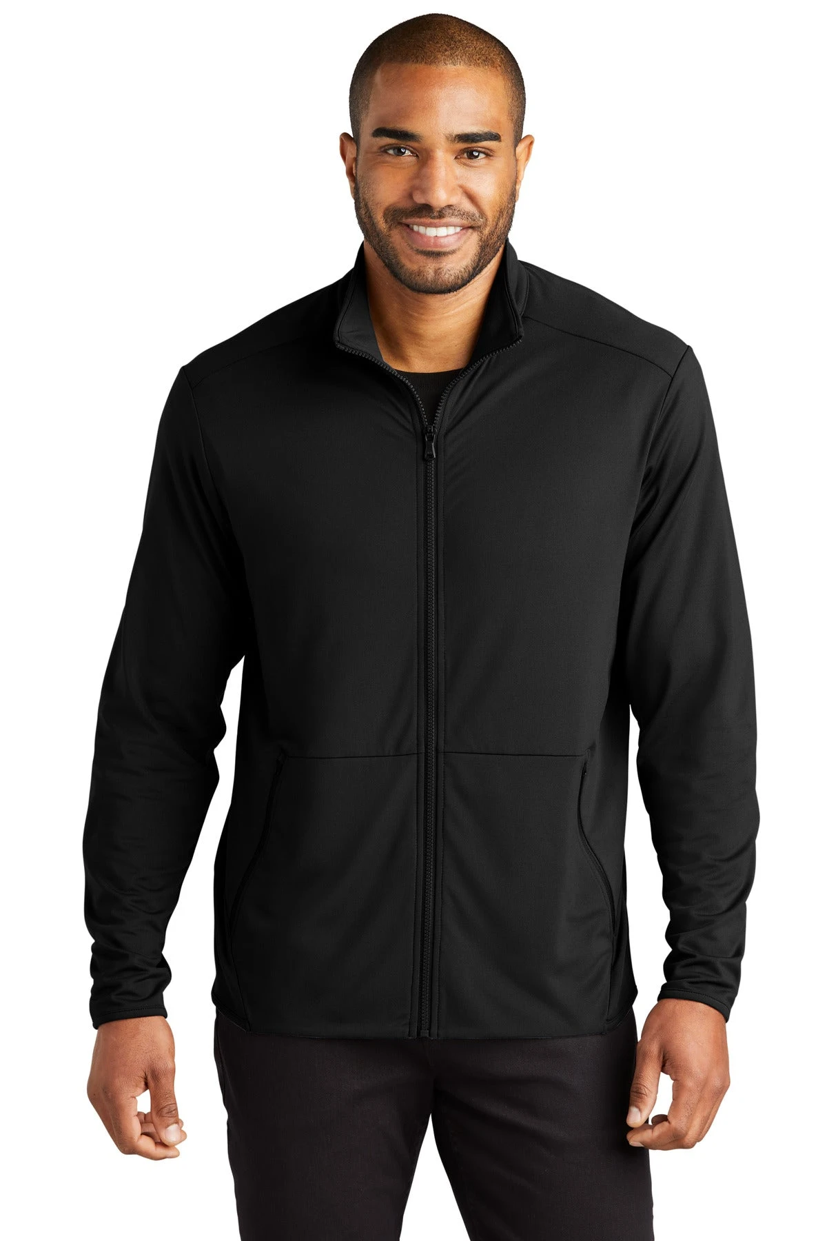 Port Authority Men's Accord Stretch Fleece Full-Zip 1 Port Authority Men's Accord Stretch Fleece Full-Zip