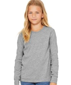 BELLA + CANVAS Youth Jersey Long Sleeve Tee