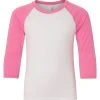 Next Level Youth CVC Three-Quarter Sleeve Raglan T-Shirt