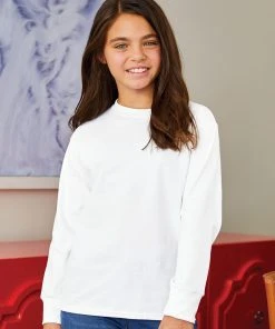 Hanes Authentic Youth Long Sleeve T-Shirt
