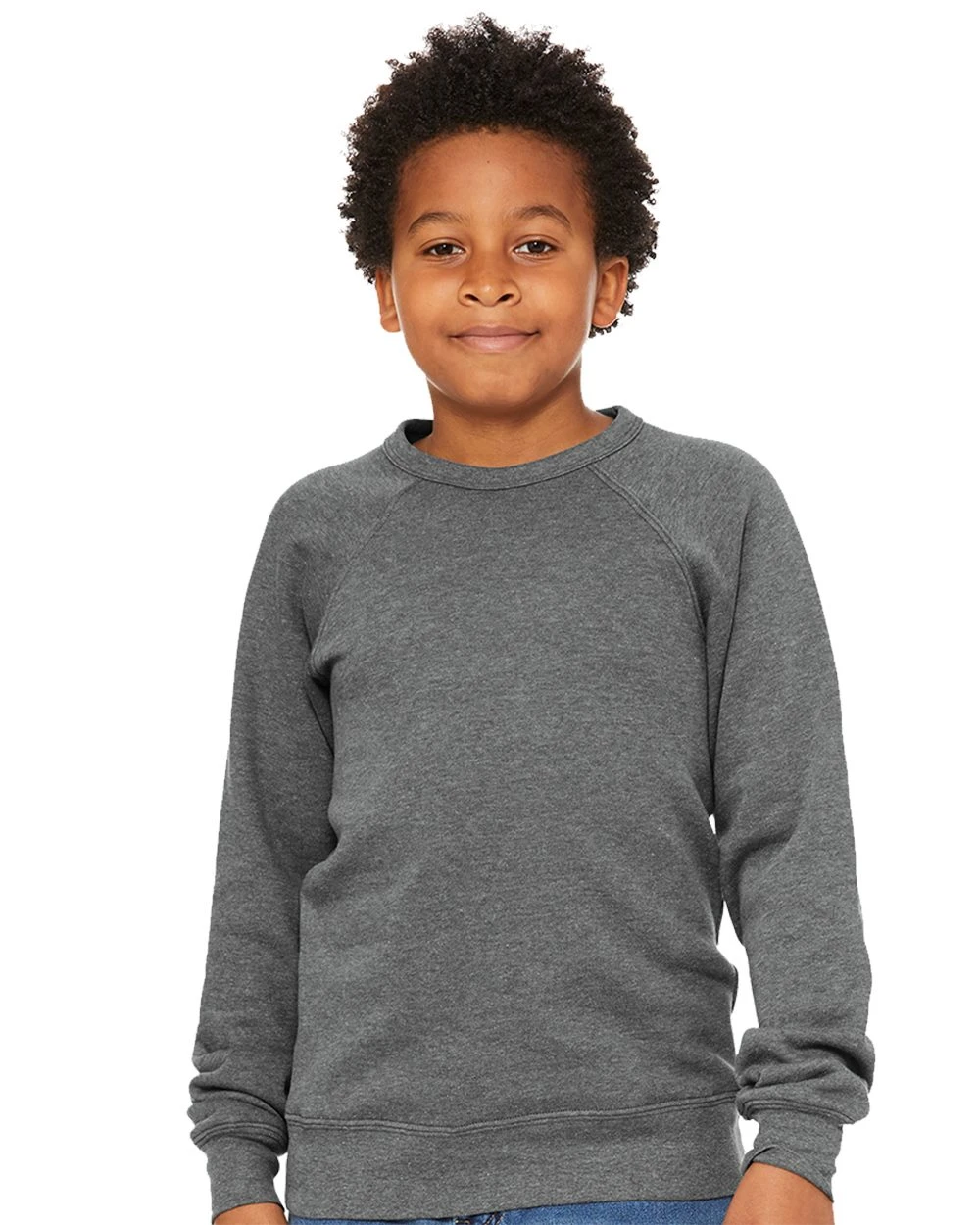 BELLA + CANVAS Youth Sponge Fleece Crewneck Sweatshirt 1 BELLA + CANVAS Youth Sponge Fleece Crewneck Sweatshirt