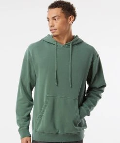 Independent Trading Co.Unisex Midweight Pigment-Dyed Hooded Sweatshirt