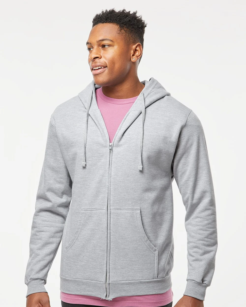Tultex Unisex Full-Zip Hooded Sweatshirt 1 Tultex Unisex Full-Zip Hooded Sweatshirt