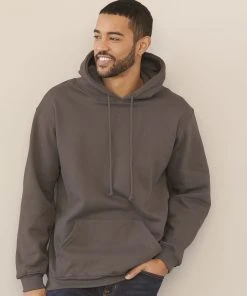 Bayside Men's USA-Made Hooded Sweatshirt