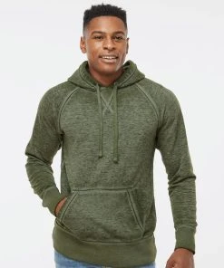 J. America Men's Vintage Zen Fleece Hooded Sweatshirt
