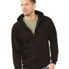 Bayside Men's USA-Made Full-Zip Hooded Sweatshirt
