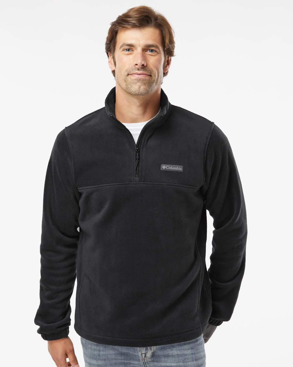 Columbia Men's Steens Mountain Fleece Quarter-Zip Pullover 1 Columbia Men's Steens Mountain Fleece Quarter-Zip Pullover