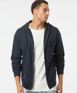 Independent Trading Co. Men's Full-Zip Hooded Sweatshirt