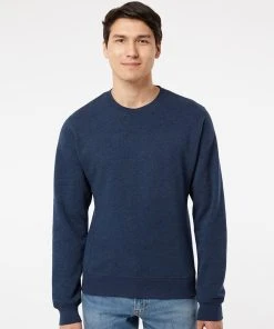 J. America Men's Triblend Fleece Crewneck Sweatshirt