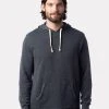 Alternative Men's School Yard Mineral Wash French Terry Hooded Sweatshirt