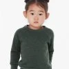 BELLA + CANVAS Toddler Sponge Fleece Raglan Sweatshirt