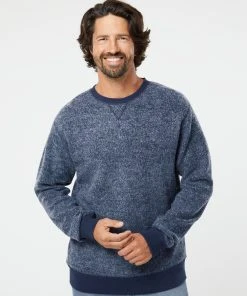 J. America Men's Aspen Fleece Crewneck Sweatshirt