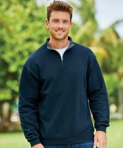 Fruit Of The Loom Men's Sofspun? Quarter-Zip Sweatshirt