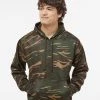 J. America Polyester Tailgate Hooded Sweatshirt